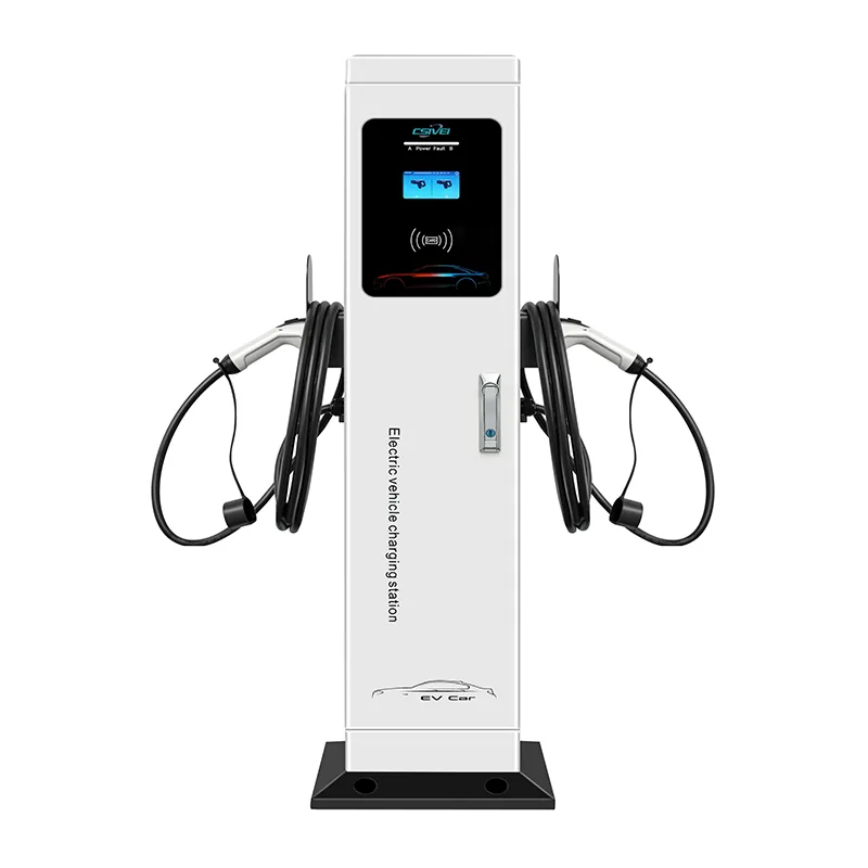 Staand AC-laadstation voor twee pistolen